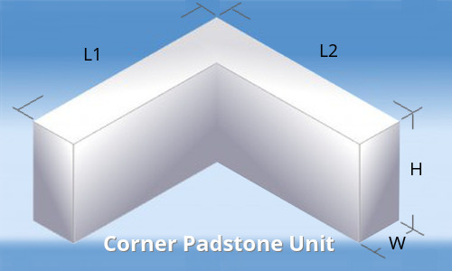 Padstone Corner Unit