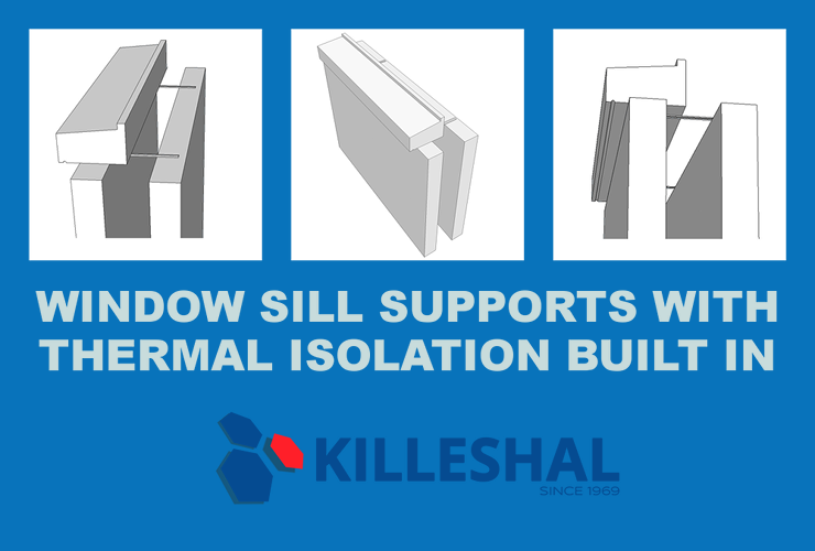 Window Sill Supports with Thermal Isolation Built In