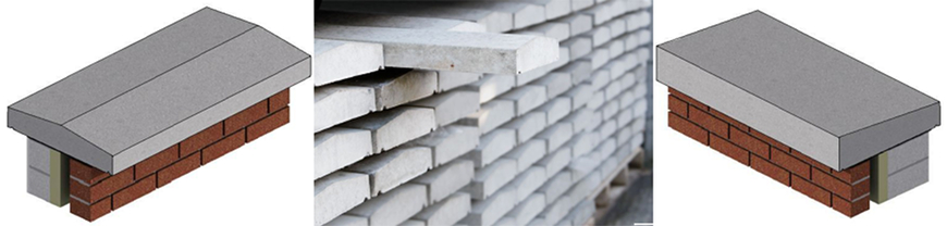 Wide Range of Wall Coping - in Precast Concrete - KPC